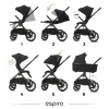 Espiro Clodi 10 Trendy Black Kompaktowy wózek 2w1